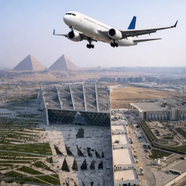 Private Cairo Day Trip from Hurghada by Plane: Grand Egyptian Museum, Giza Pyramids & Sphinx