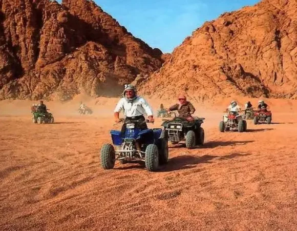 Sharm el Sheikh ATV Safari, Camel Ride with BBQ Dinner & Show